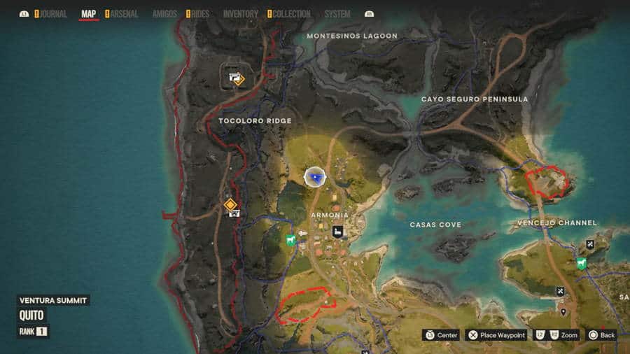 Armonia Cripto Chart location Far Cry 6