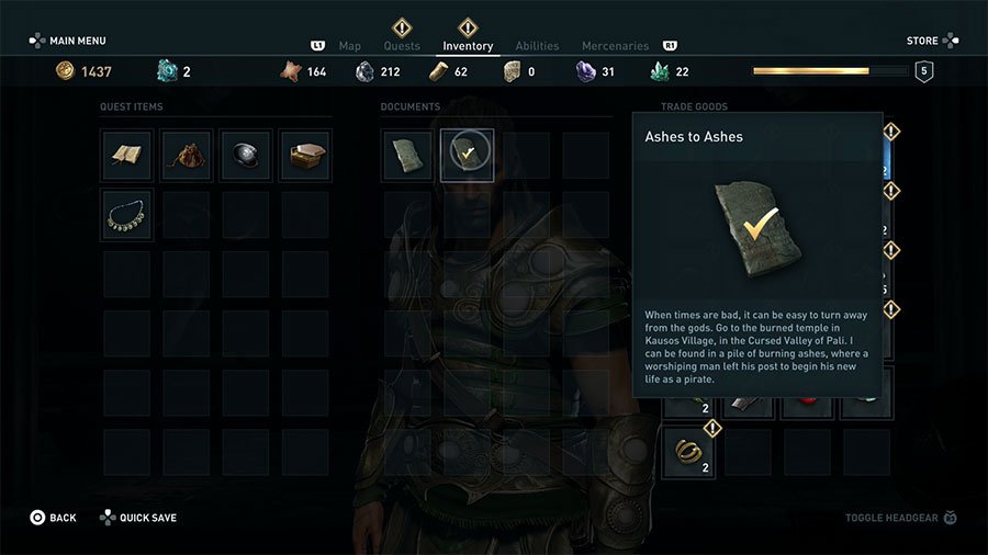 Assassin's Creed Odyssey Ainigmata Ostrakas Guide