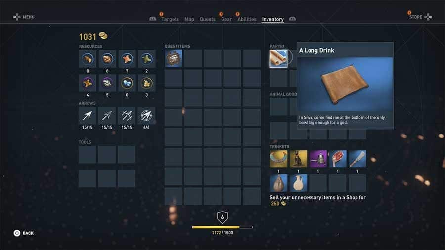 Assassins Creed Origins Papyri Puzzle Guide