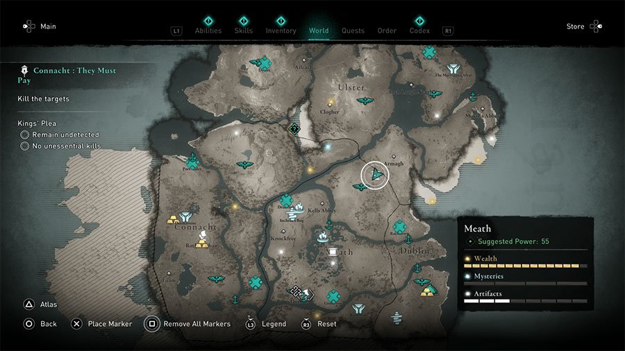 Assassin's Creed Valhalla Brega Treasure Hoard Map Guide