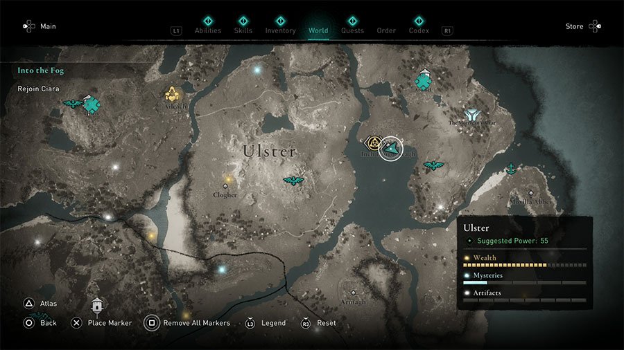 Celtic Cloak Location