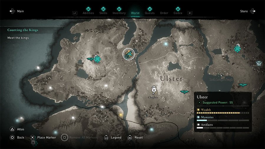 Celtic Helmet Location