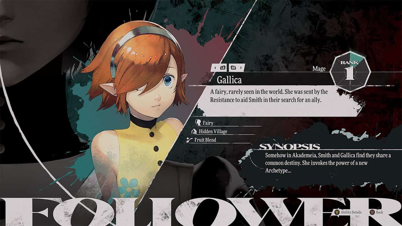 An image showing the stats of Follower Gallica