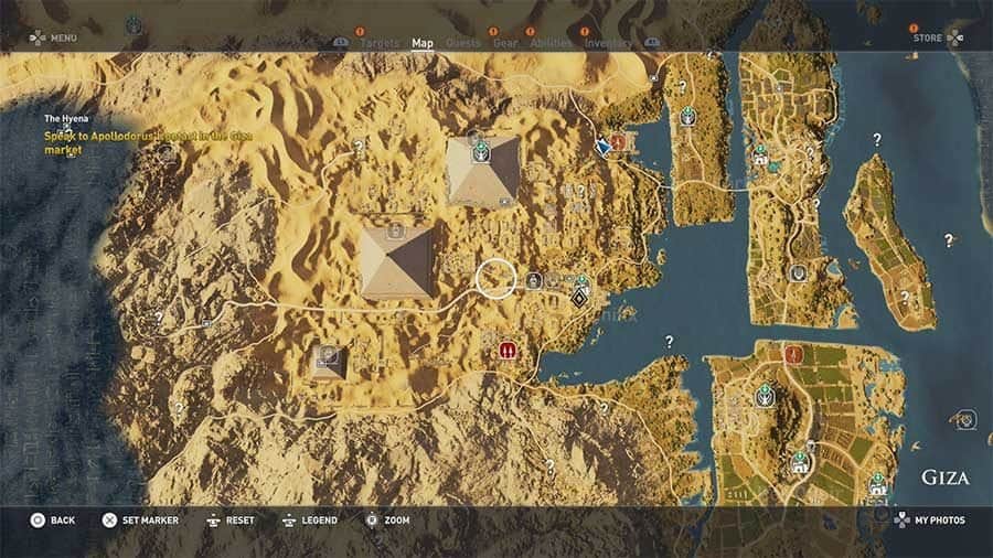 Giza Region Side Quests