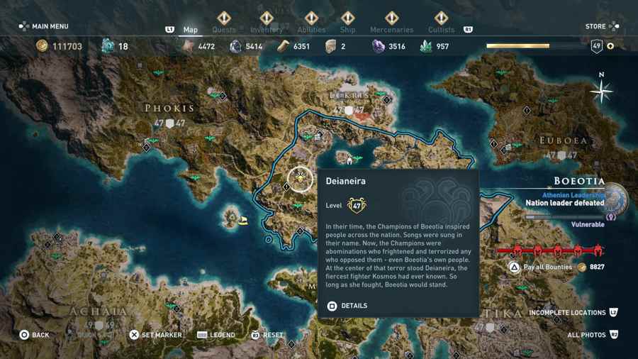 Heroes Of The Cult Clue Location AC Odyssey