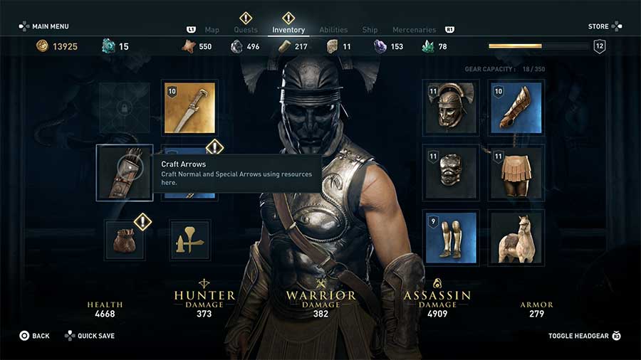 How To Get More Arrows & Craft Arrows In Assassin's Creed Odyssey