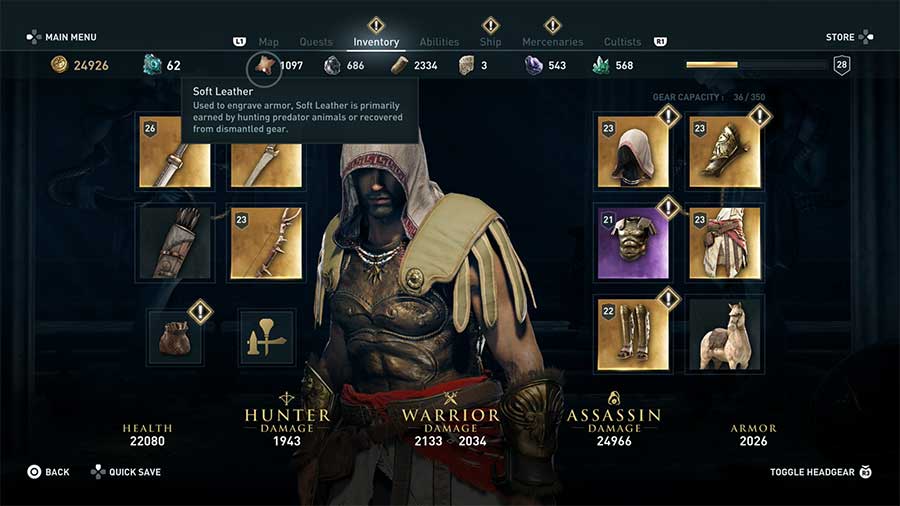 How To Get More Soft Leather In Assassin's Creed Odyssey