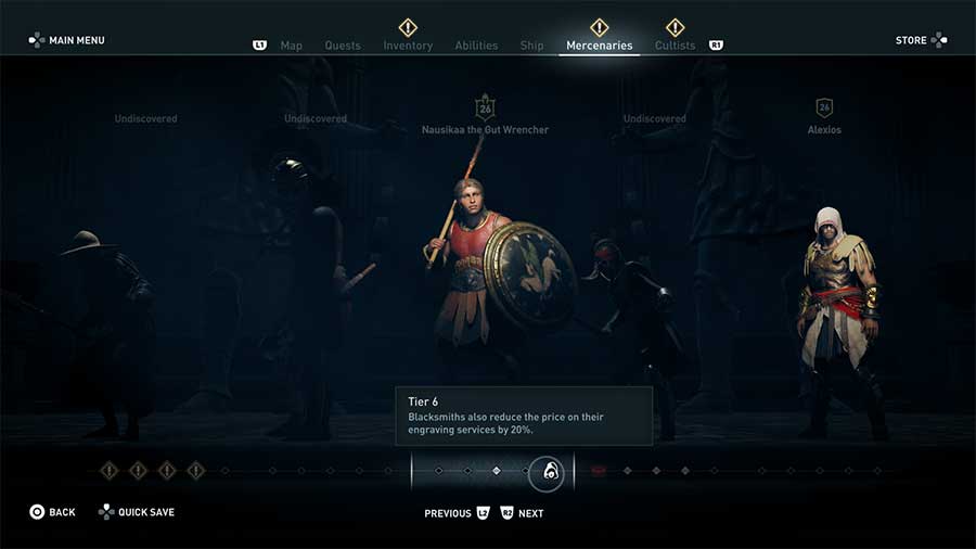 How To Increase Mercenary Tier Level In Assassin's Creed Odyssey