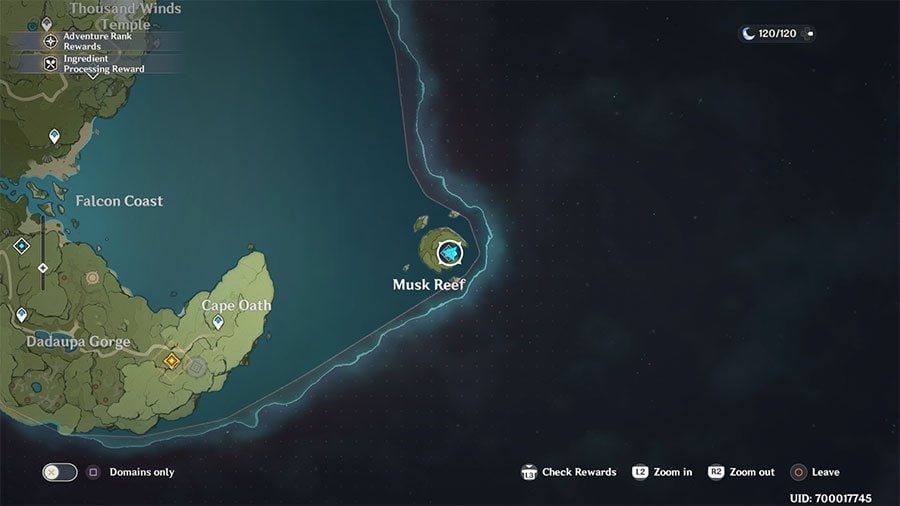 How To Reach Musk Reef In Genshin Impact