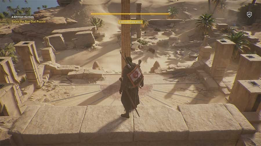 How To Solve Sun Dial Puzzle In Assassins Creed Origins Door Open