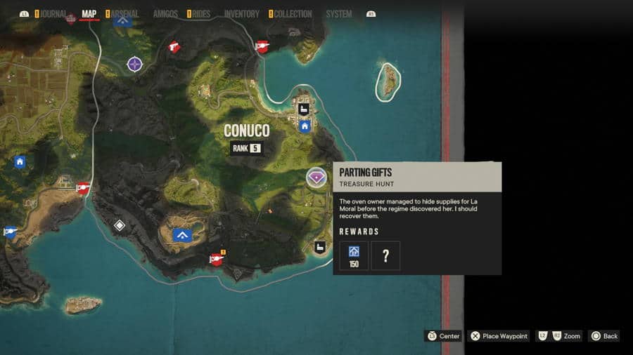 Parting Gifts treasure location far cry 6