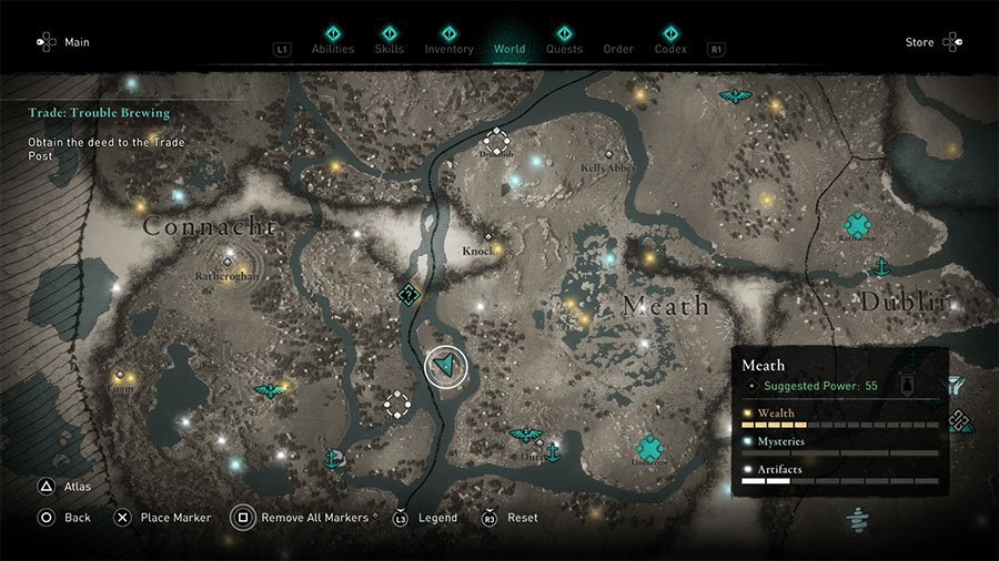 Assassin's Creed Valhalla Potion Of Strength Treasure Map Guide