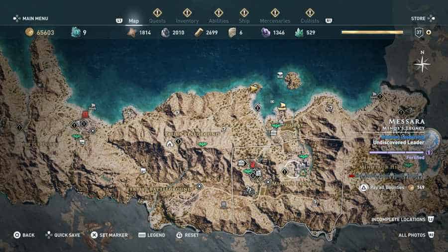 Swordfish Location AC Odyssey