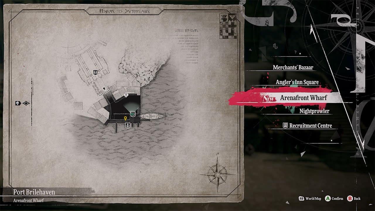 A map showing players the location of the NPC needed to turn Golden Beetles into rewards