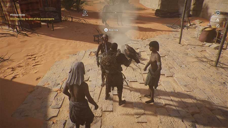 Who To give The Ring To In Precious Bonds - Assassins Creed Origins